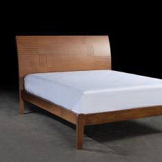 Imagem de Cama Solteiro Búzios Com Cabeceira Curvada Madeira Maciça - Hs Santos