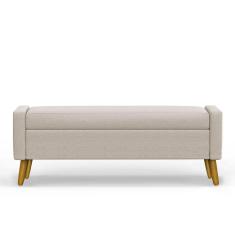 Imagem de Recamier Bau Paris 1,60m Suede Bege - Inova Decor