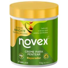 Imagem de Creme Para pentear Novex Óleo de Abacate e Mel Vegano 1kg