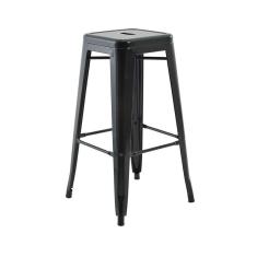 Imagem de Banqueta Alta Iron Preto - D`rossi