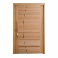 Imagem de Porta Pivotante Maciça 214x109cm Eucalipto Pm93 Seleta Cruzeiro Portas Nude
