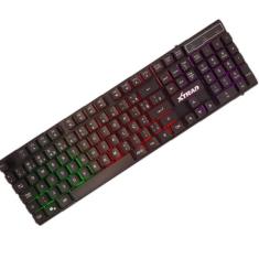 Imagem de Teclado Gamer Profissional Led Rgb Usb Abnt2 Hk8800 Xtrad
