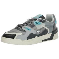 Imagem de Lacoste 46sma0056 Tênis masculino, Dk Grn/Org, 13
