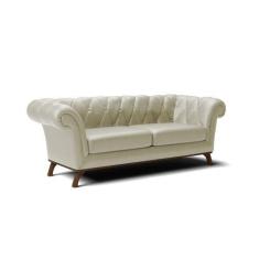 Imagem de Sofá 3 Lugares Viena D07 230cm Base De Madeira Corano Palha - D'rossi