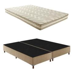 Imagem de Box Queen Florença 42X158x198cmcom Colchão Queen Unique D33 Plus Duofa