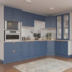 Imagem de Cozinha Modulada 9 Peças com Tampo 4 Aéreos 4 Balcões e Torre Quente Arizona CabeCasa