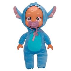 Imagem de Boneca Cry Babies Chora Lágrimas com Chupeta Fantasia Disney Mickey Minnie Stitch Marie Multikids BR2299