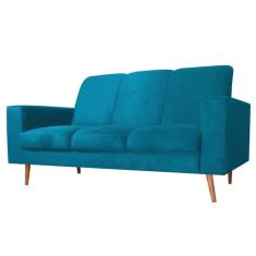 Imagem de Namoradeira Sofa 3 lugares luana Turquesa - Moveis Aguias