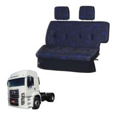 Imagem de Sofá Cama Caminhão Vw Constellation 19320 Azul - Pampa