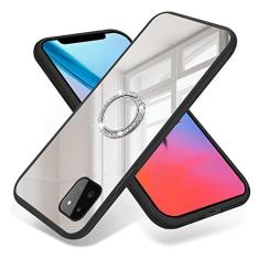 Imagem de Capa de telefone Boost Mobile Celero 5G, capa para Samsung A22 5G para mulheres, luxuosa, glitter, fofo, maquiagem, espelho de vidro brilhante, capa protetora à prova de choque com suporte para A22 5g