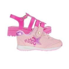Imagem de Tenis de Menina e Sandalia Chinelo - KIT 2 PARES Tam 28 ao 34-Feminino