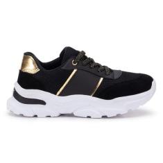 Imagem de Tênis Feminino Chunky Casual Lançamento - GuGi, Feminino, Preto, Doura