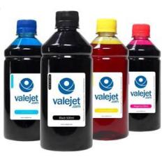 Imagem de Kit 4 Tintas Epson Bulk Ink L3118 CMYK 500ml Corante Valejet