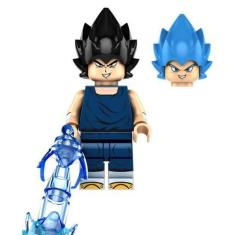 Imagem de Boneco Blocos De Montar Vegeta Dragon Ball Z Super - Mega Block Toys