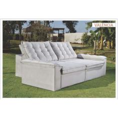 Imagem de Sofá Retrátil E Reclinável Valência 2,10M Suede Aveludado - Estofados