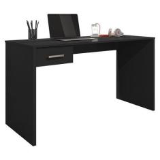 Imagem de Mesa para Computador Gávea com Gaveta Preto Trama - Móveis Leão - MOVE