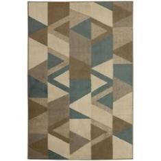 Imagem de Tapete Capri 6094 Geometrico 2,00X2,50M 200X250Cm Turquesa