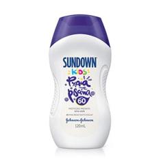 Imagem de Johnson's Sundown Protetor Solar Infantil Corpo E Rosto Praia E Piscina Kids Fps 60 120Ml