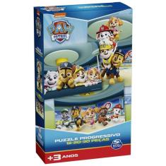 Imagem de Quebra Cabeca Progressivo 12/20/30 Pecas Patrulha Canina Grow