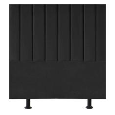 Imagem de Cabeceira Estofada De Cama Casal Box 140 Cm Paolla Linho preto
