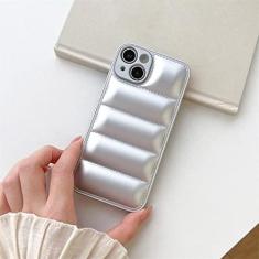 Imagem de Capa de telefone de couro de silicone macio de luxo para iPhone 14 13 12 11 Pro Max 7 8 Plus X XR XS Max SE 2022 Capa de proteção de lente de câmera, prata, para iPhone 12 Pro