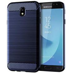 Imagem de Capa para Samsung Galaxy J7 2017, sensação macia, proteção total, anti-arranhões e impressões digitais + capa de celular resistente a arranhões para Samsung Galaxy J7 2017