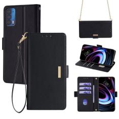 Imagem de Asuwish Capa de celular para Motorola Moto Edge 2021/MotoEdge 5G UW 2021 capa carteira com protetor de tela de vidro temperado e alça de pulso com bloqueio de RFID flip porta-cartão de crédito celular