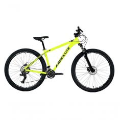 Imagem de Bicicleta Aro 29 Absolute Nero 4 2x9 Freios Hidráulicos Garfo Com Trava 18v Alumínio - Amarelo Tam.21