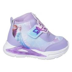 Imagem de Tênis Infantil Feminino Cano Alto Personagem Com Luzinha-Feminino