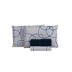 Imagem de Jogo de Lençol Casal 3 Peças Algodão 400 Fios Estampado Geometrico - G