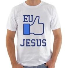 Imagem de Camiseta eu curto Jesus moda evangelica camisa masculina