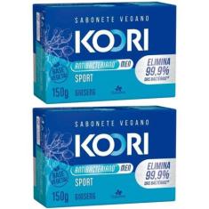 Imagem de 2Un Sabonete Vegetal Koori Antibac Sport Barra 150G Davene