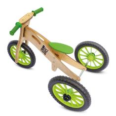 Imagem de Triciclo 2 Em 1 Vira Bicicleta De Equilíbrio Wooden Verde