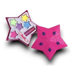 Imagem de Maquiagem Infantil Pincel Sombra Batom Crianças meninas - LIZ BABY TOY