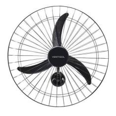 Imagem de Ventilador de Parede Ventisol New Premium 60cm Preto 127v, Preto, 110V