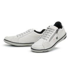 Imagem de Tênis Sapatenis Masculino Casual Ziper Lateral Gelo - Top Franca Shoes