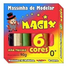 Imagem de Massinha De Modelar Magix 06 Cores Kit 03 Unids Atacado