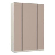 Imagem de Guarda-roupa 4 Portas 160 Cm Legno Crema Com Connect - LUCIANE