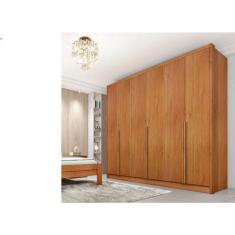 Imagem de Guarda Roupa Casal 100% Mdf 6 Portas 6 Gavetas Realeza Tcil Móveis - Cinamomo
