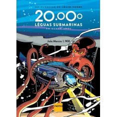 Imagem de 20.000 Léguas Submarinas Em Quadrinhos - Verne,  Julio; Marcos, João - 9788564823204