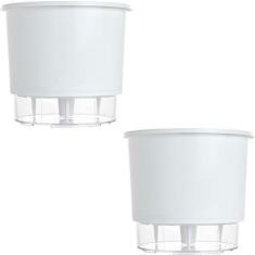 Imagem de Kit 2 Vaso Raiz Auto Irrigável 16cm  Cultivar Plantas