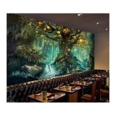 Imagem de Papel De Parede Floresta Encantada Natureza 3M² Xna160