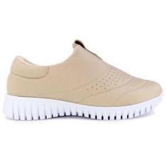 Imagem de Tênis Feminino Slip On Elastano Blush Usaflex Ae2229