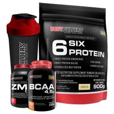 Imagem de Kit Six Protein 900G + Bcaa 4,5 100G + Zma Drol 120 Cápsulas