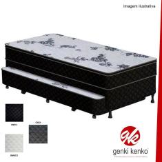 Imagem de Cama Conjugada Solteiro Espuma Dupla C/ Auxiliar Poliester