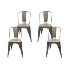 Imagem de Conjunto 4 Cadeiras Tolix - Bronze