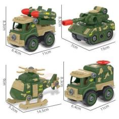 Imagem de Conjunto 04 Carrinhos + Mini Ferramenta Infantil. Carro De Brinquedo D