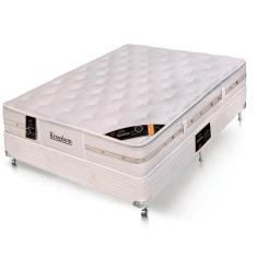 Imagem de Cama Box + Colchão Castor Casal Kingdom Aloe Vera 138x188x72cm