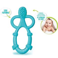 Imagem de Escovinha Mordedor Bebe Infantil Massageador +4 Meses Elka 1145