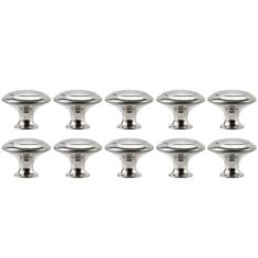 Imagem de 1/10/20/25 peças puxadores de porta de aço inoxidável gaveta armário alças puxadores kithcen armário puxar alças acessório de ferragens de móveis, 10 peças